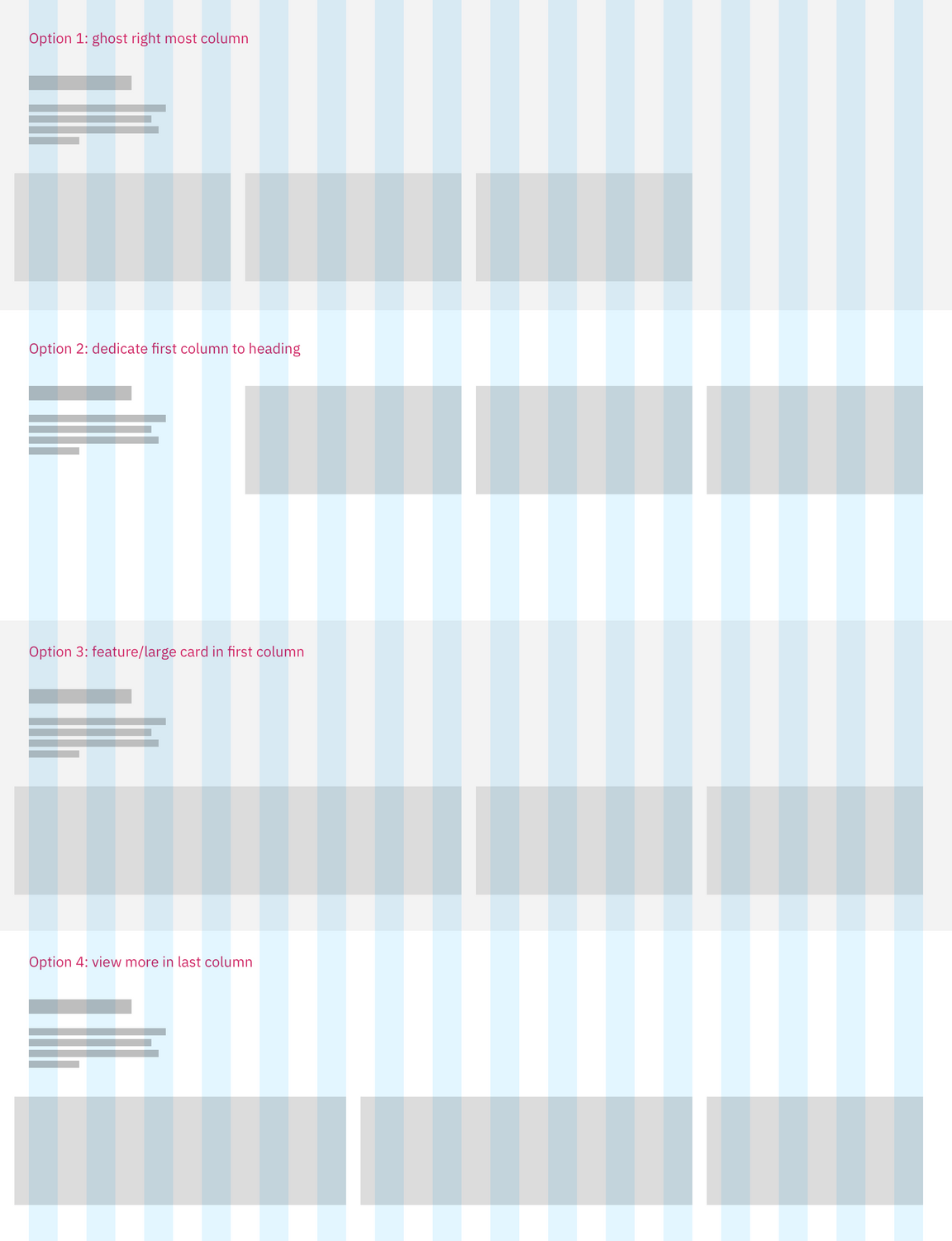 3 col layouts on Duo grid